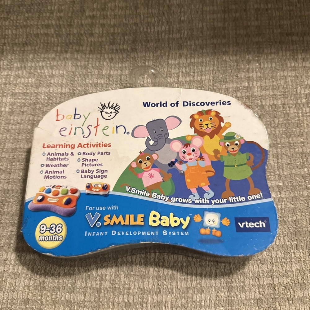 Baby Einstein V. Smile Baby Vtech Smartridge World of Discoveries